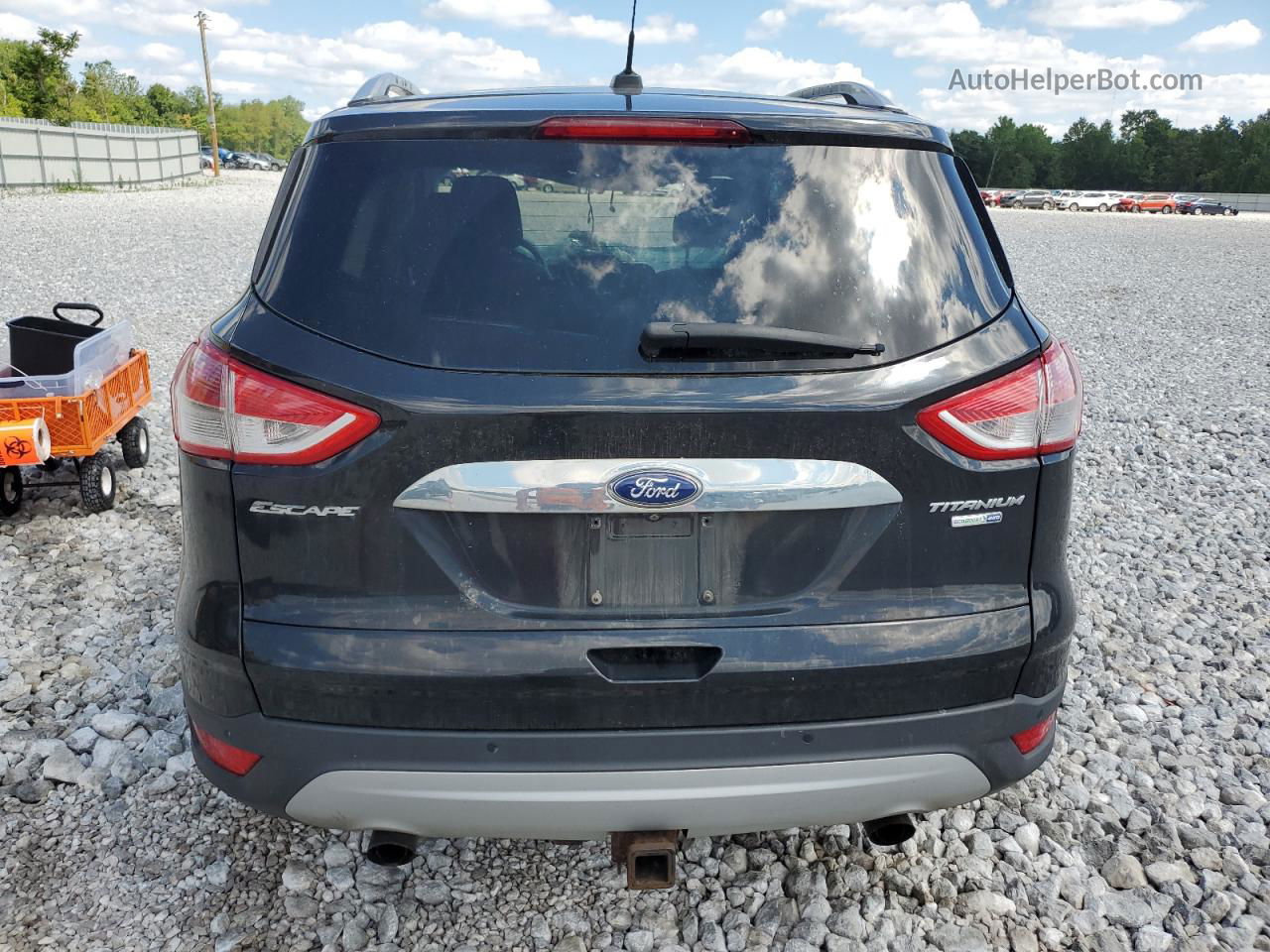 2015 Ford Escape Titanium Черный vin: 1FMCU9J99FUA39184