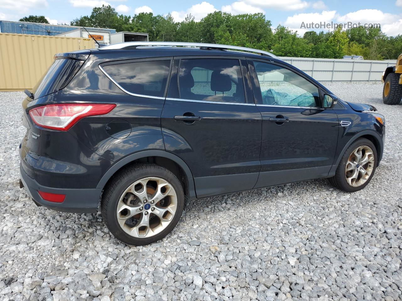 2015 Ford Escape Titanium Черный vin: 1FMCU9J99FUA39184