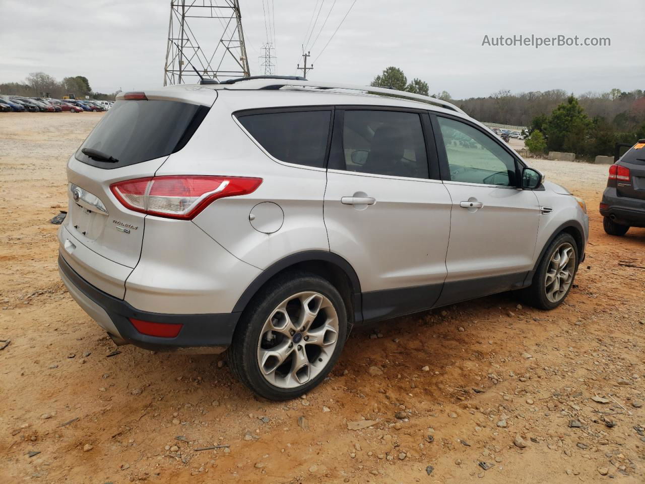 2015 Ford Escape Titanium Silver vin: 1FMCU9J99FUB74844