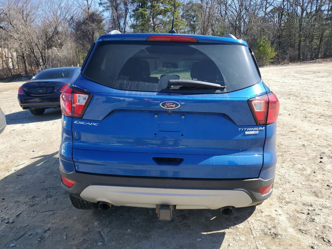 2019 Ford Escape Titanium Blue vin: 1FMCU9J99KUB90813