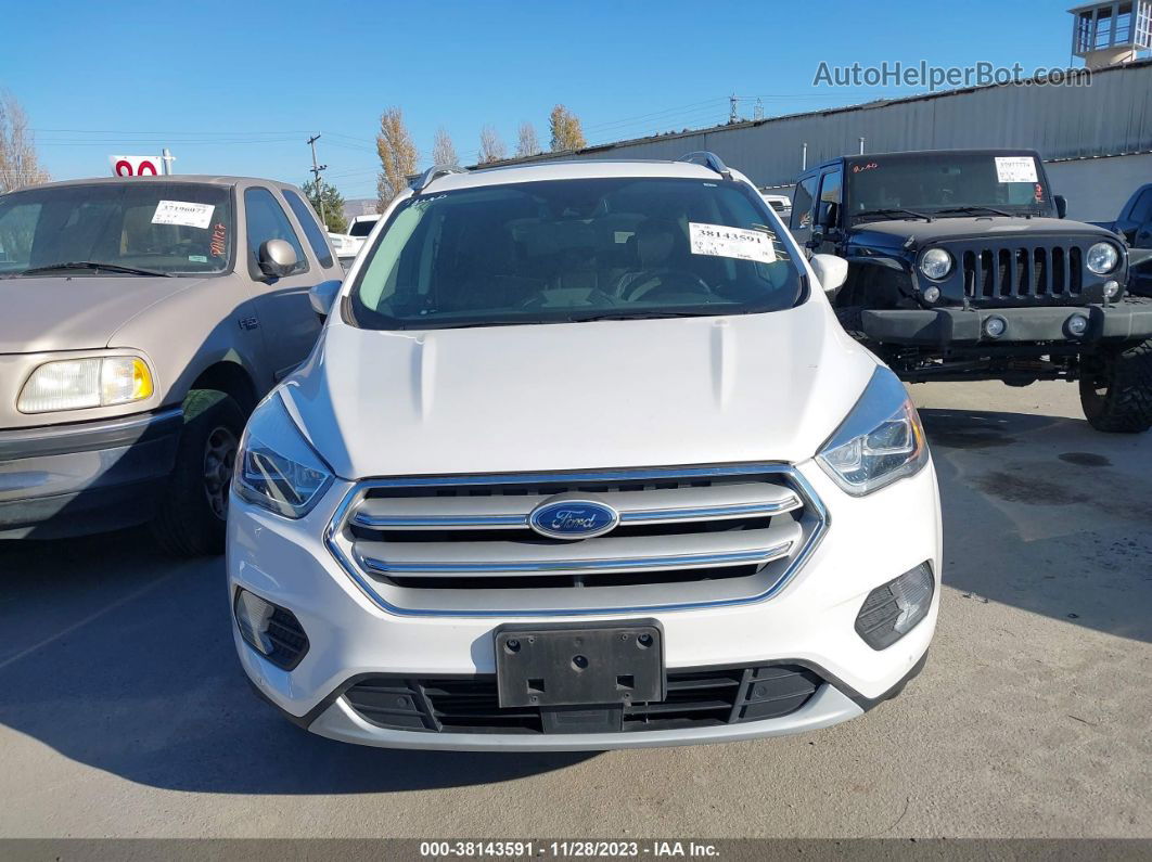 2019 Ford Escape Titanium White vin: 1FMCU9J99KUC05245