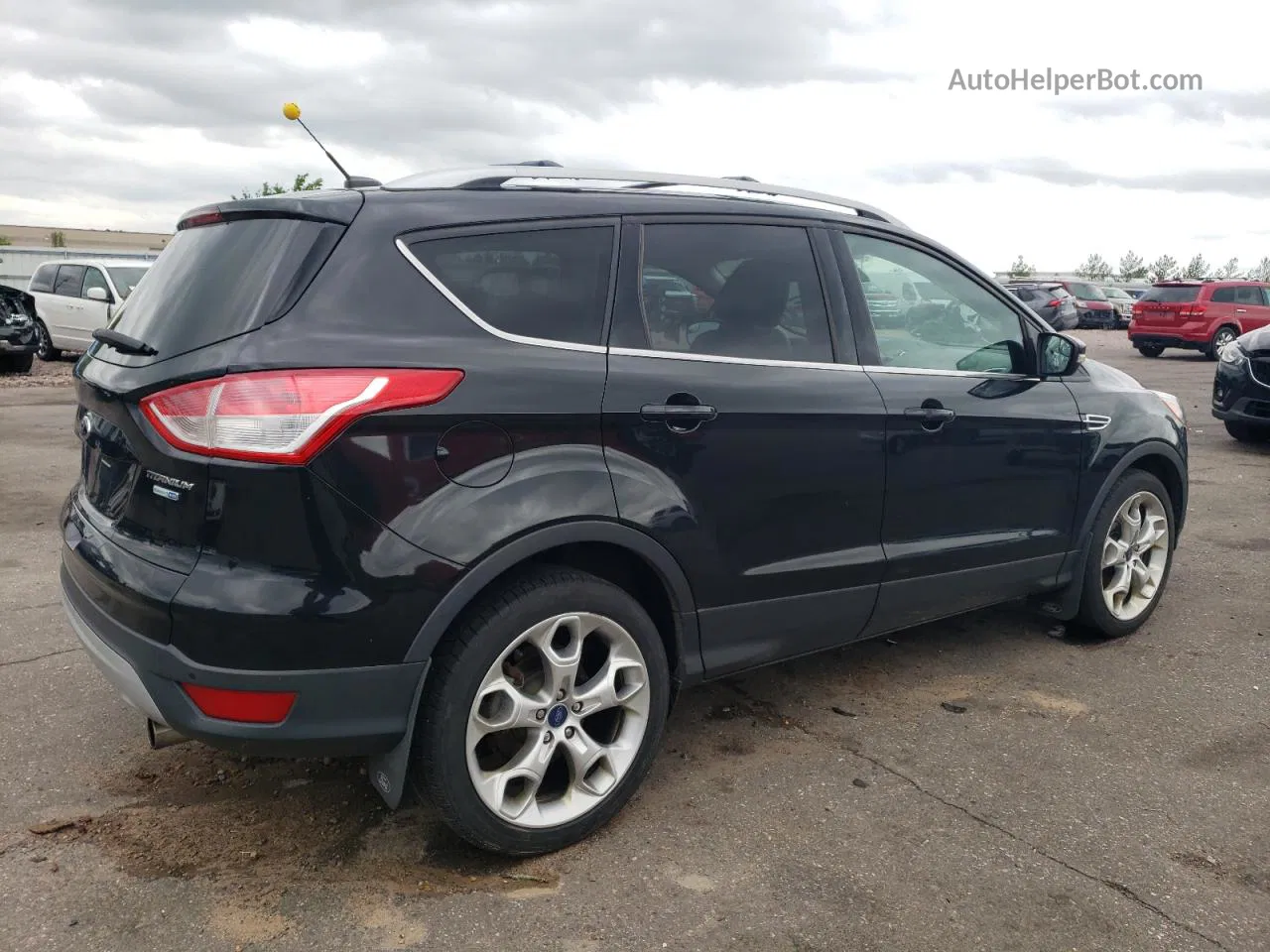 2013 Ford Escape Titanium Black vin: 1FMCU9J9XDUA29292