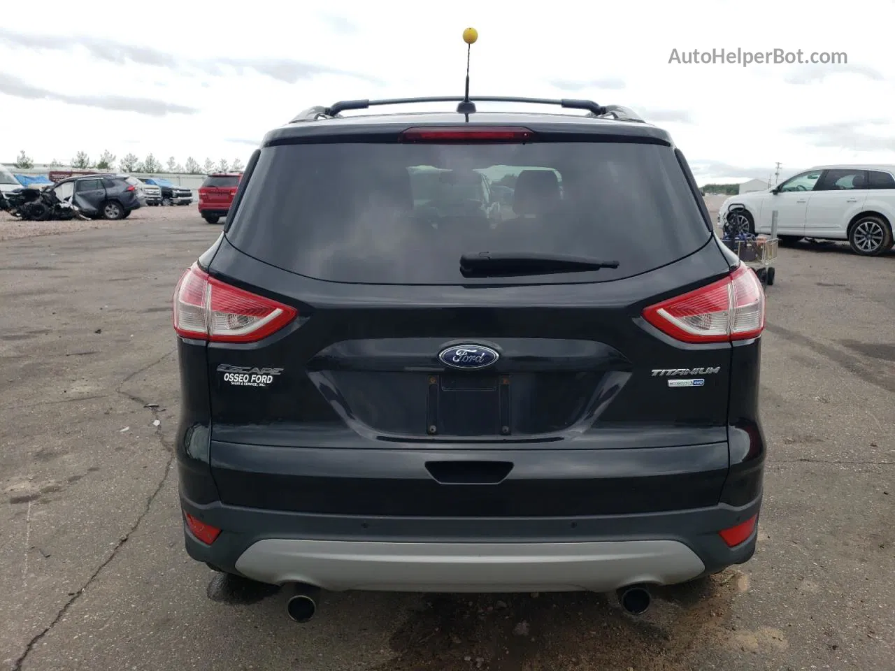 2013 Ford Escape Titanium Black vin: 1FMCU9J9XDUA29292