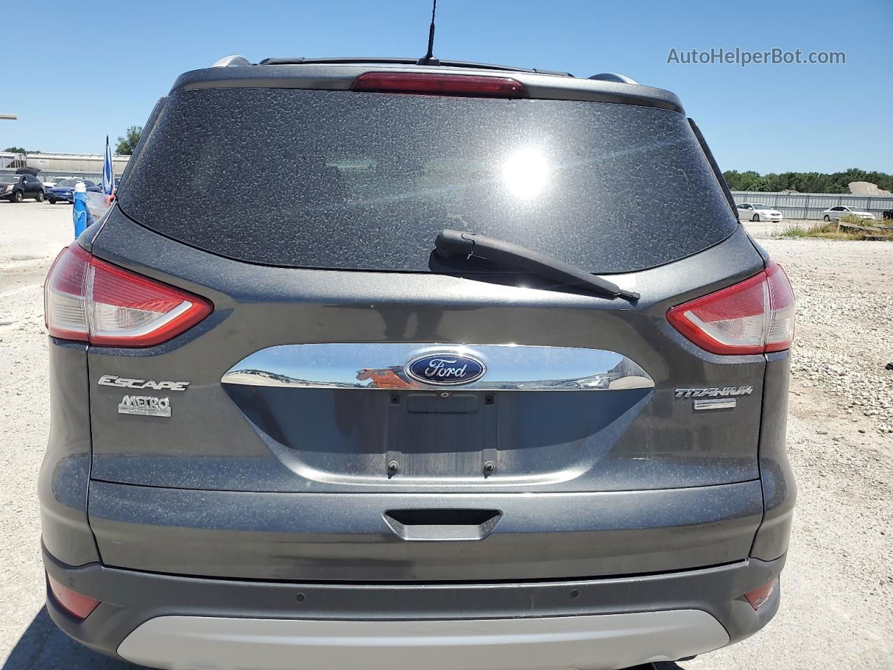 2015 Ford Escape Titanium Gray vin: 1FMCU9J9XFUA51991