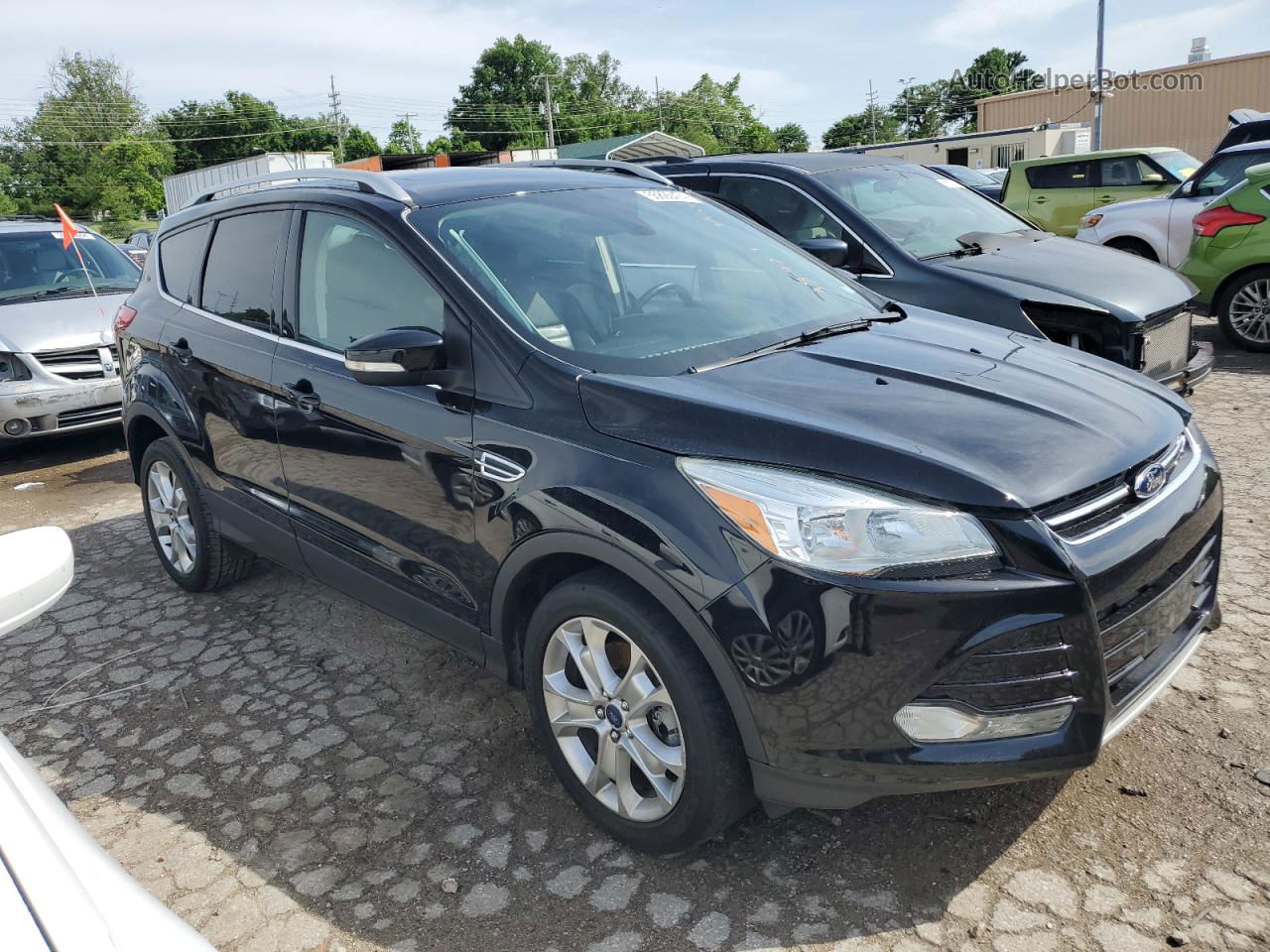 2016 Ford Escape Titanium Black vin: 1FMCU9J9XGUB47329