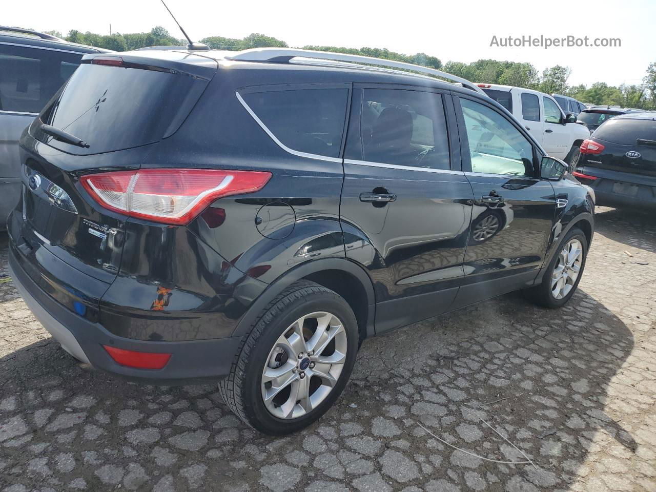 2016 Ford Escape Titanium Black vin: 1FMCU9J9XGUB47329