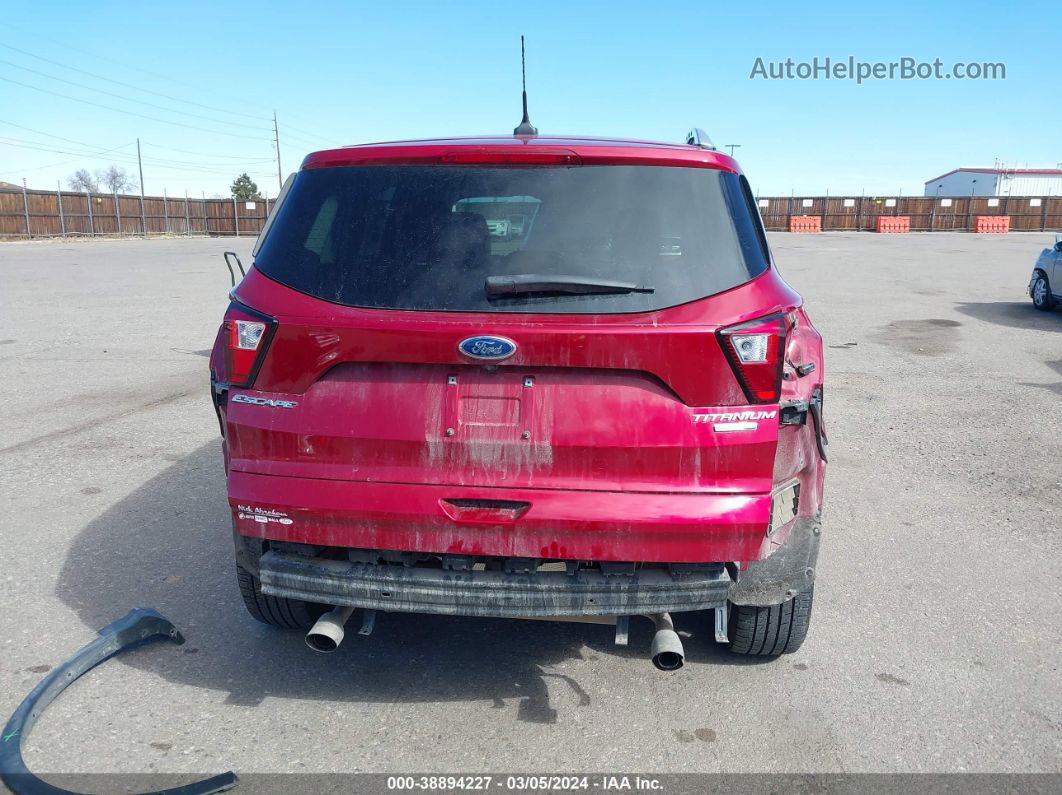 2019 Ford Escape Titanium Красный vin: 1FMCU9J9XKUA94690