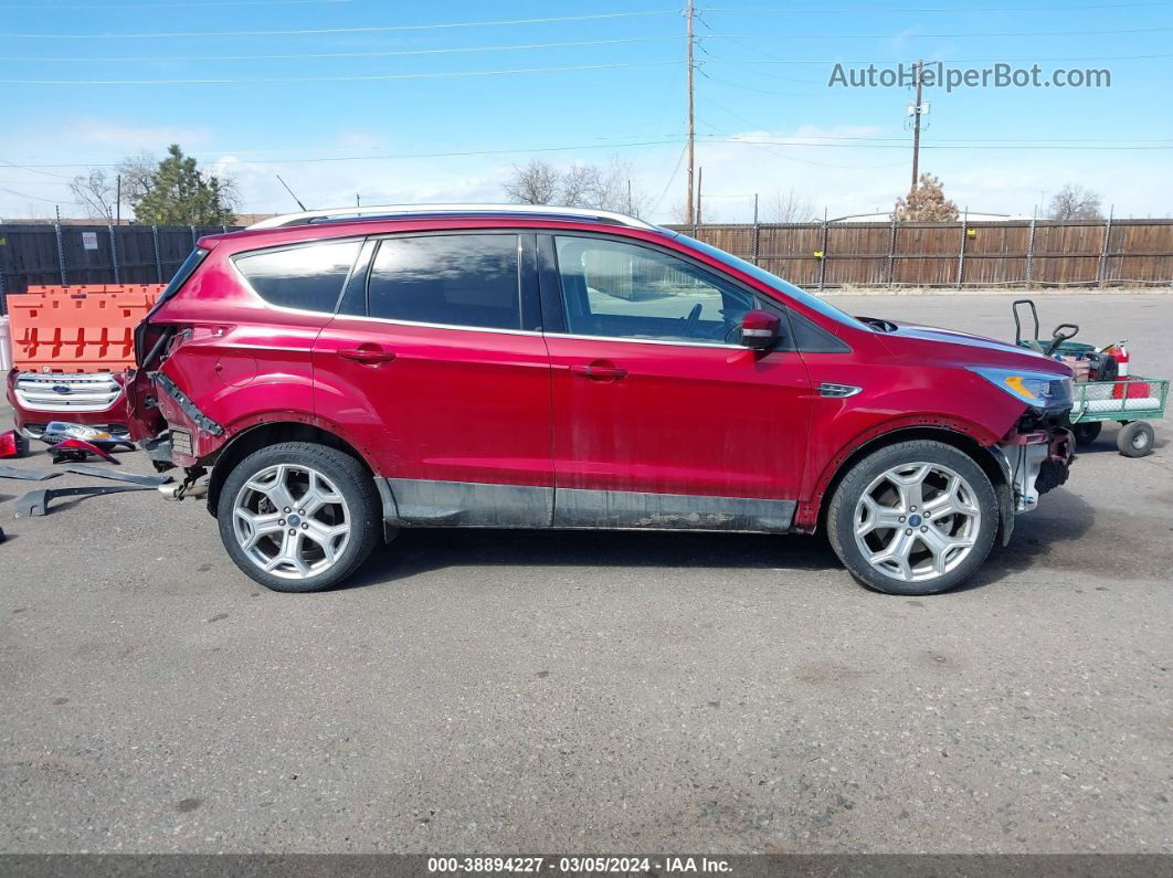 2019 Ford Escape Titanium Red vin: 1FMCU9J9XKUA94690