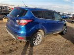 2017 Ford Escape Titanium Blue vin: 1FMCU9JD0HUC86679
