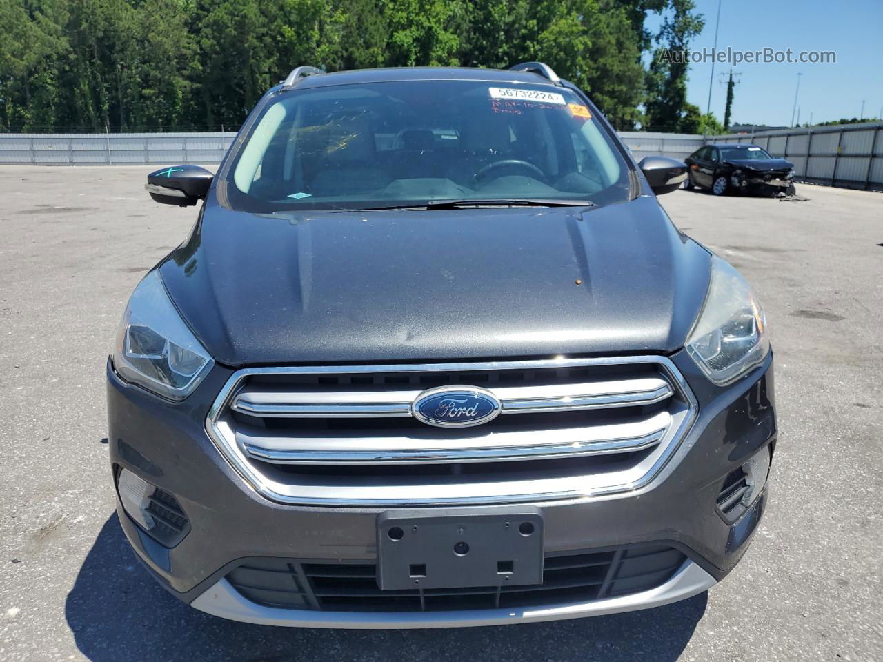 2017 Ford Escape Titanium Gray vin: 1FMCU9JD1HUE61702