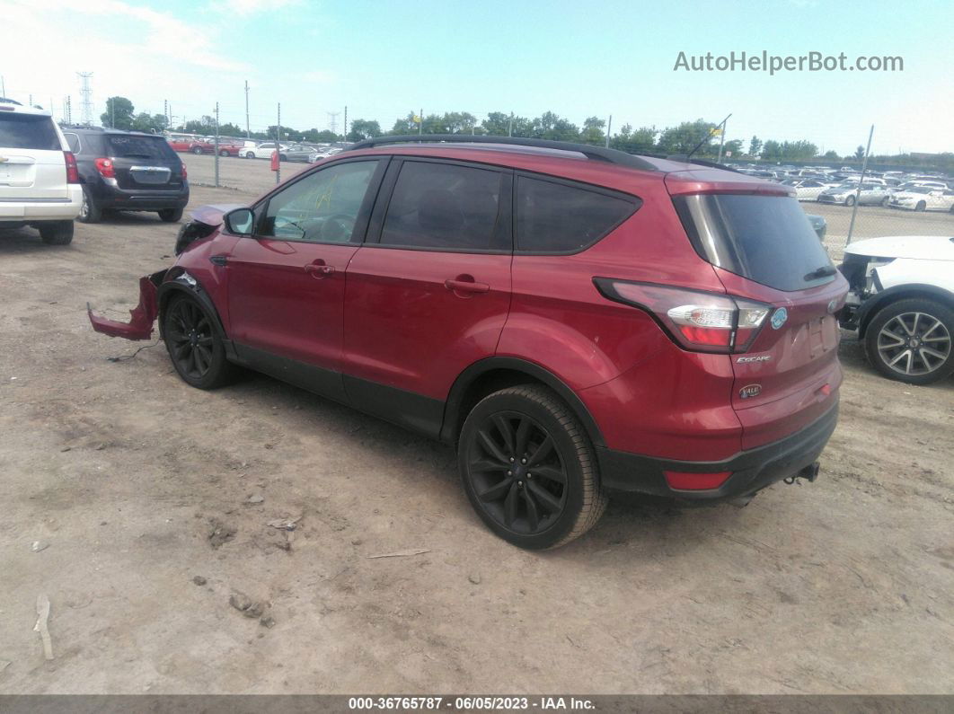 2017 Ford Escape Titanium Red vin: 1FMCU9JD2HUD41777