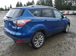 2017 Ford Escape Titanium Синий vin: 1FMCU9JD6HUB51903