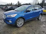 2017 Ford Escape Titanium Синий vin: 1FMCU9JD6HUB51903