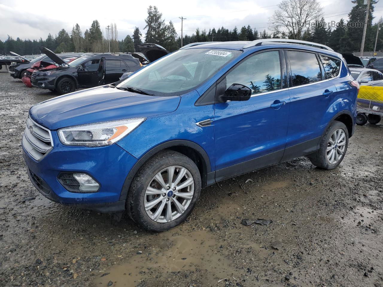 2017 Ford Escape Titanium Blue vin: 1FMCU9JD6HUB51903