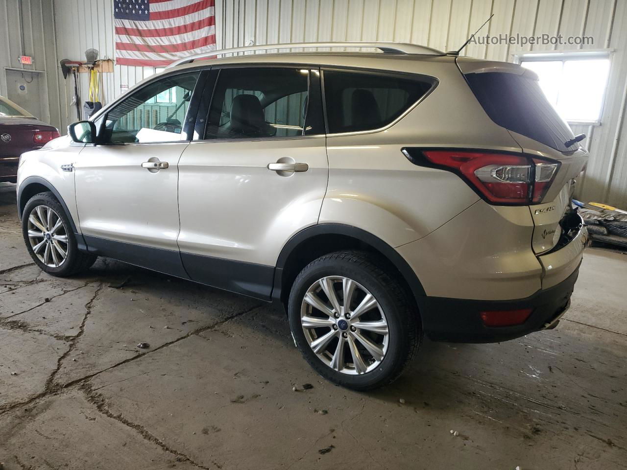 2017 Ford Escape Titanium Beige vin: 1FMCU9JD6HUC26180