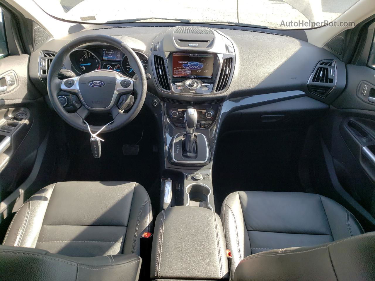 2014 Ford Escape Titanium Серый vin: 1FMCU9JX0EUA02277