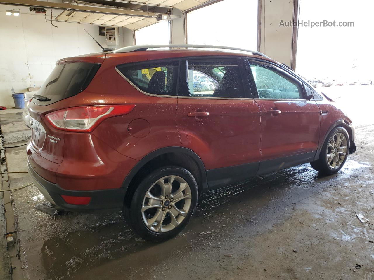 2014 Ford Escape Titanium Orange vin: 1FMCU9JX0EUB03951