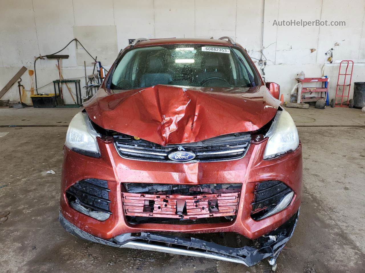 2014 Ford Escape Titanium Orange vin: 1FMCU9JX0EUB03951