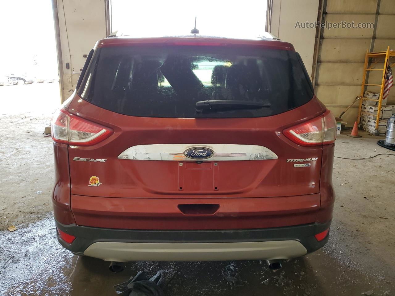 2014 Ford Escape Titanium Orange vin: 1FMCU9JX0EUB03951