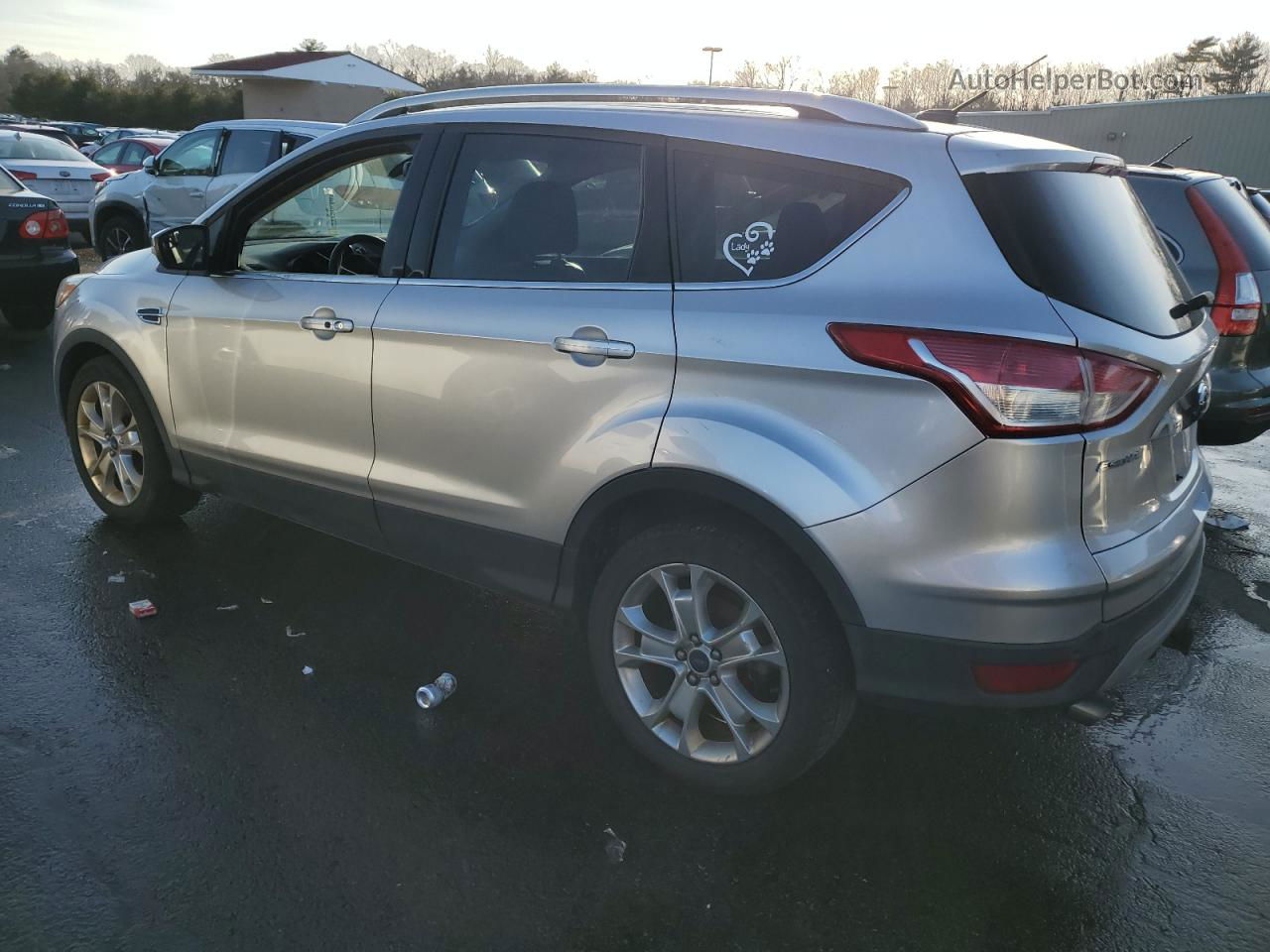 2015 Ford Escape Titanium Silver vin: 1FMCU9JX0FUB14160