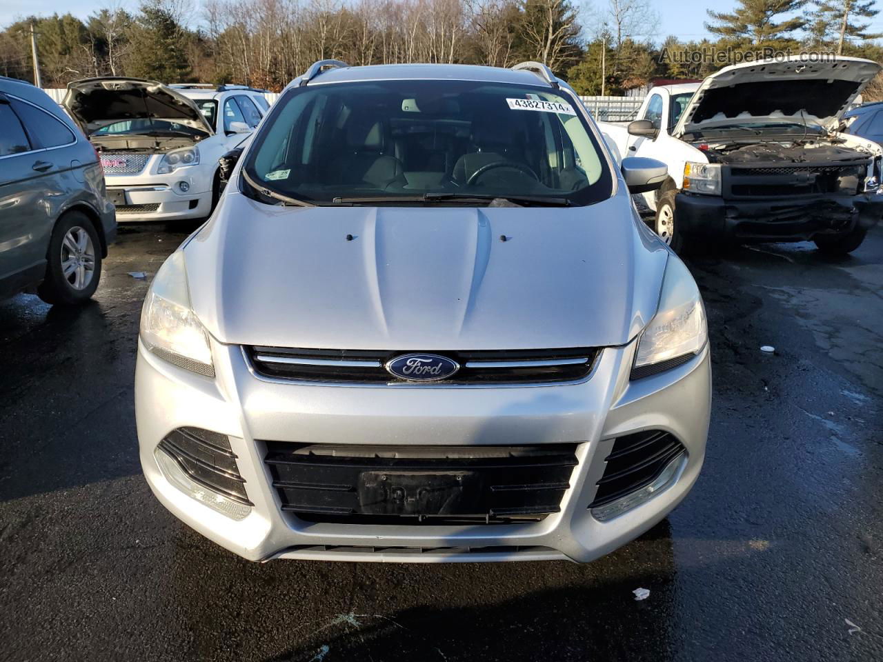 2015 Ford Escape Titanium Silver vin: 1FMCU9JX0FUB14160