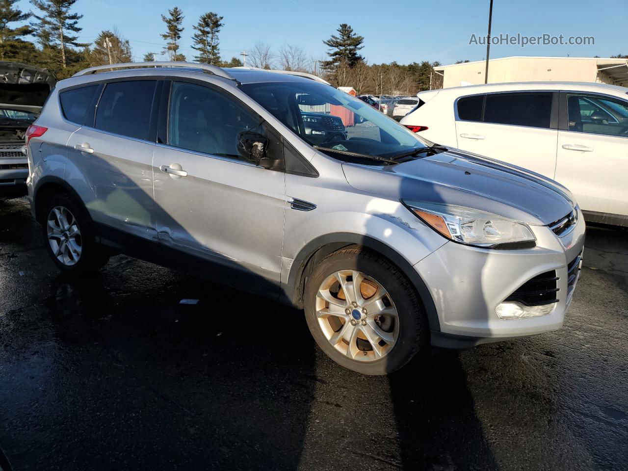 2015 Ford Escape Titanium Silver vin: 1FMCU9JX0FUB14160