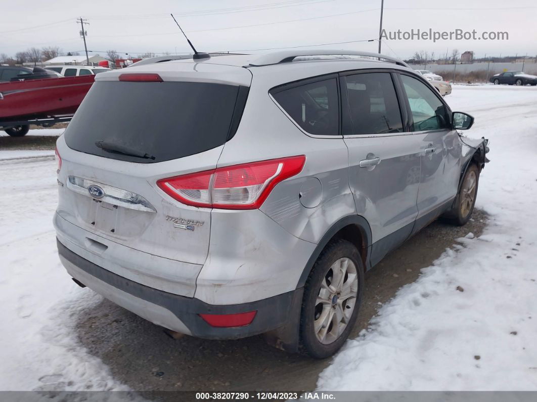 2016 Ford Escape Titanium Серебряный vin: 1FMCU9JX0GUC75044