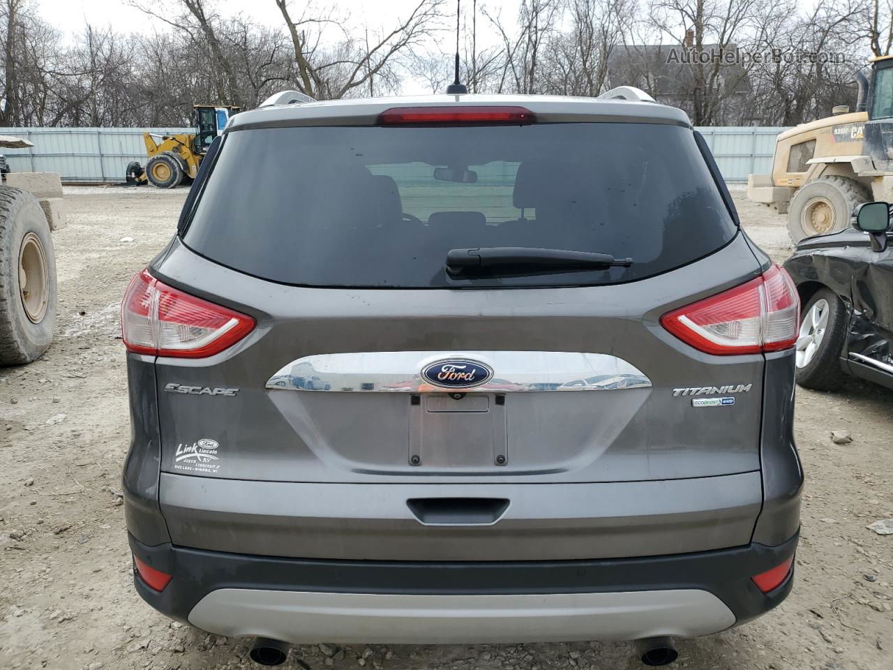 2014 Ford Escape Titanium Gray vin: 1FMCU9JX2EUC22262