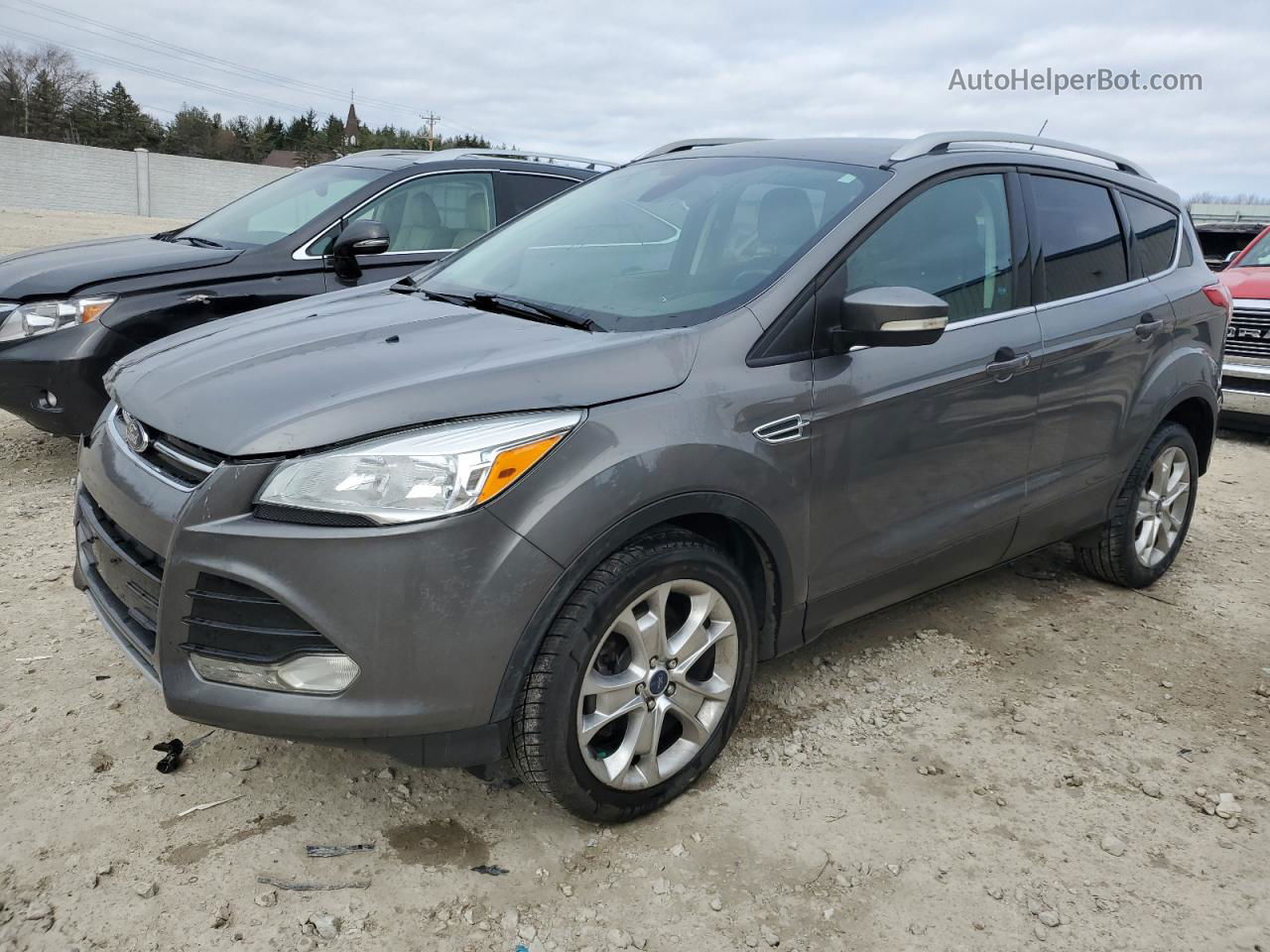 2014 Ford Escape Titanium Gray vin: 1FMCU9JX2EUC22262