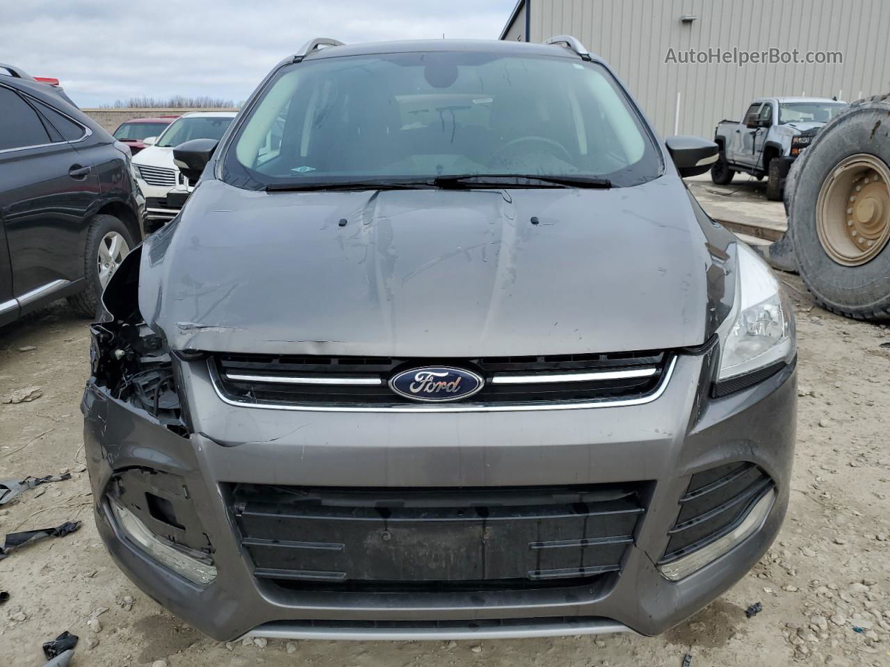 2014 Ford Escape Titanium Gray vin: 1FMCU9JX2EUC22262