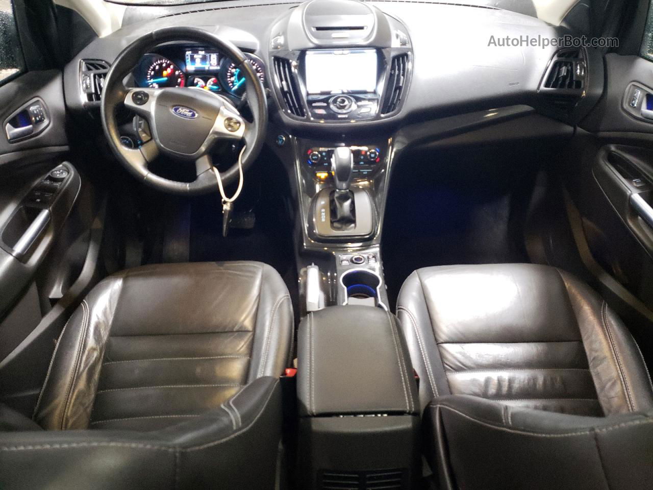 2015 Ford Escape Titanium Черный vin: 1FMCU9JX2FUB91094