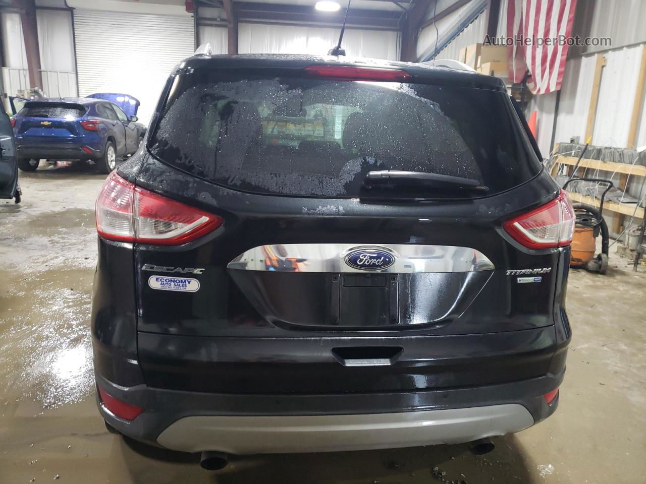 2015 Ford Escape Titanium Черный vin: 1FMCU9JX2FUB91094