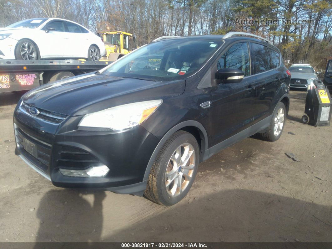 2014 Ford Escape Titanium Черный vin: 1FMCU9JX3EUE05105