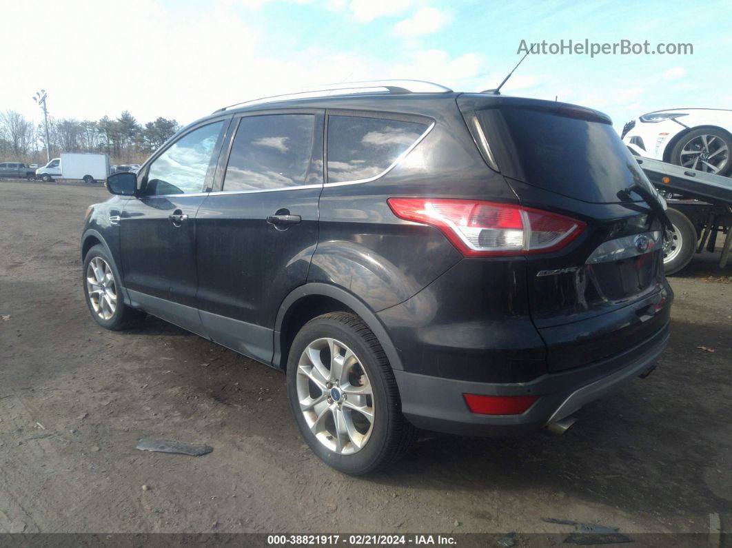 2014 Ford Escape Titanium Черный vin: 1FMCU9JX3EUE05105