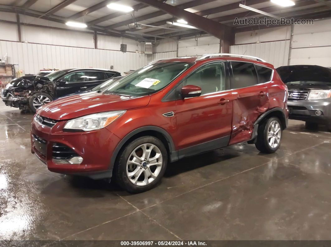 2015 Ford Escape Titanium Red vin: 1FMCU9JX3FUC29352