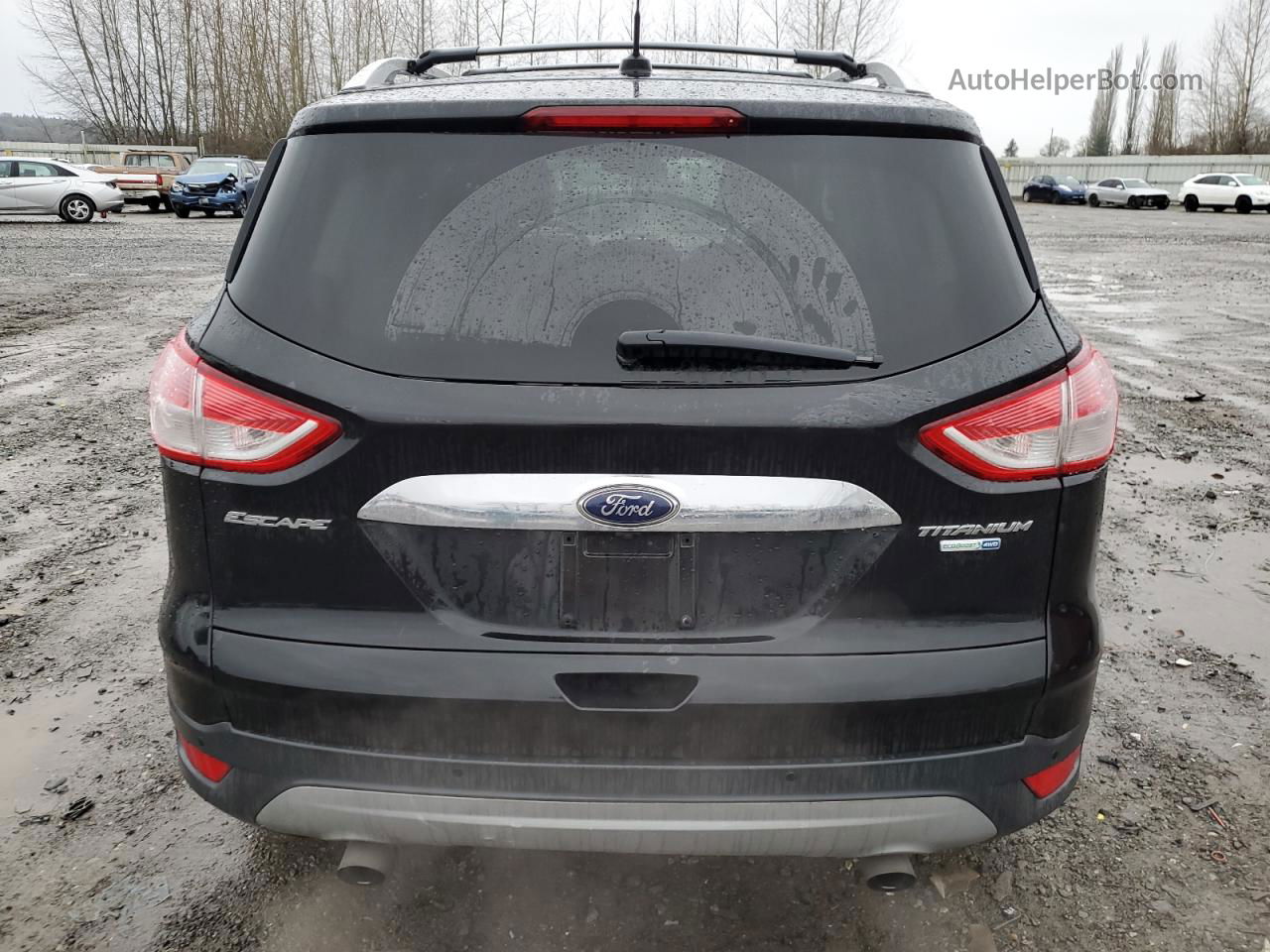 2014 Ford Escape Titanium Black vin: 1FMCU9JX4EUC00098