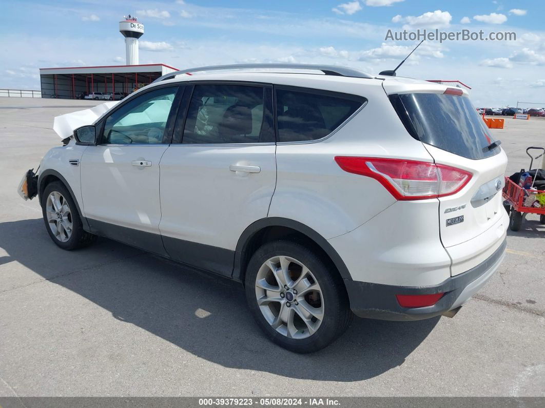 2016 Ford Escape Titanium Белый vin: 1FMCU9JX4GUA83609