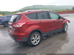 2014 Ford Escape Titanium Maroon vin: 1FMCU9JX6EUB42138