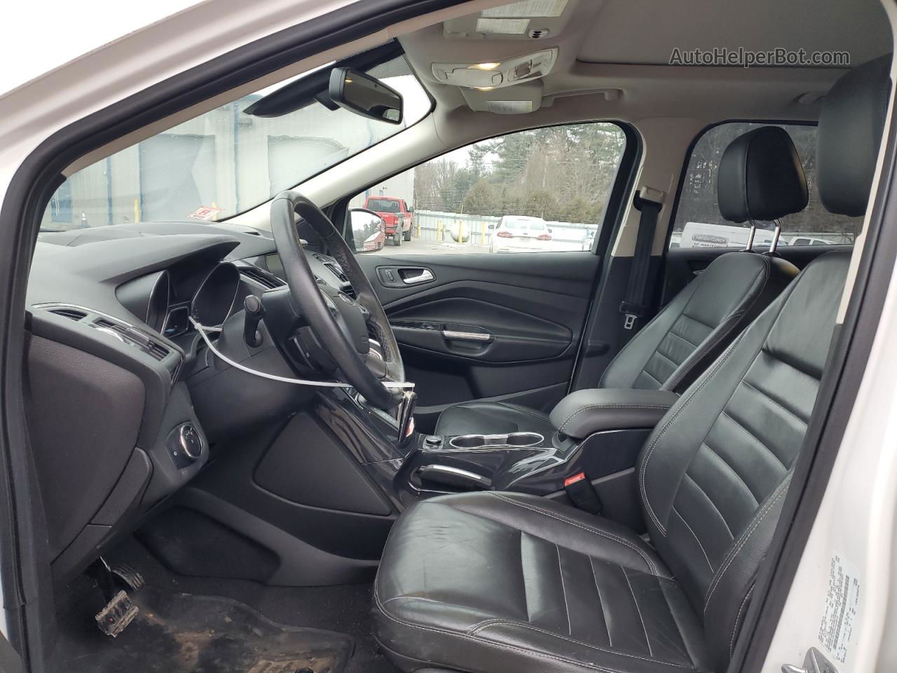 2015 Ford Escape Titanium Белый vin: 1FMCU9JX7FUA35018