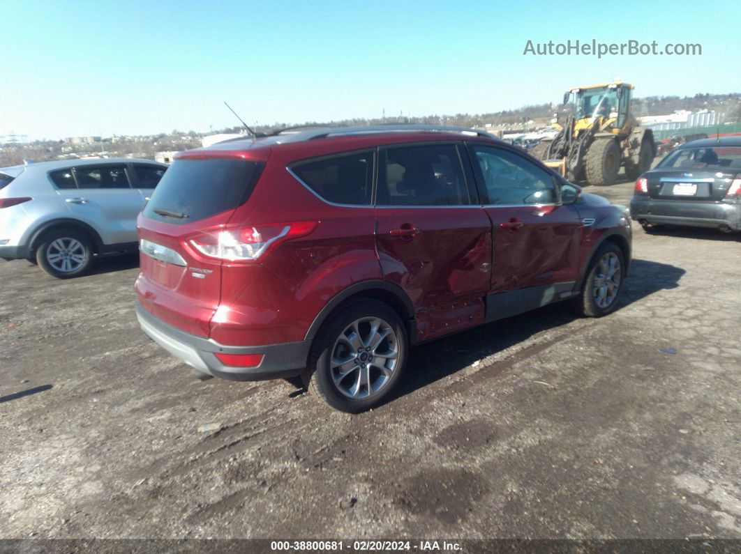 2015 Ford Escape Titanium Red vin: 1FMCU9JX7FUA48366