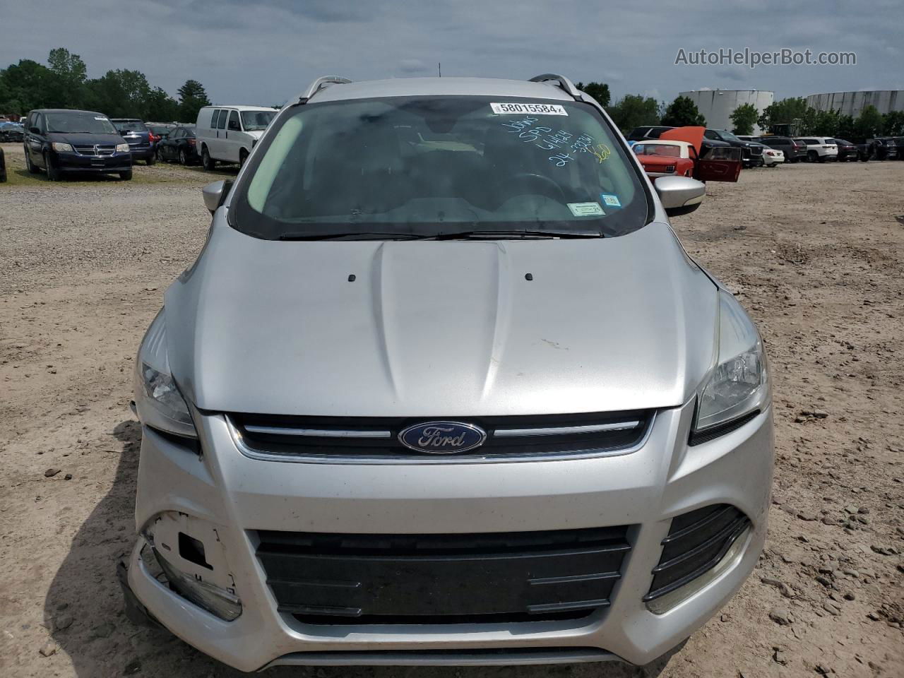 2015 Ford Escape Titanium Silver vin: 1FMCU9JX8FUC72892