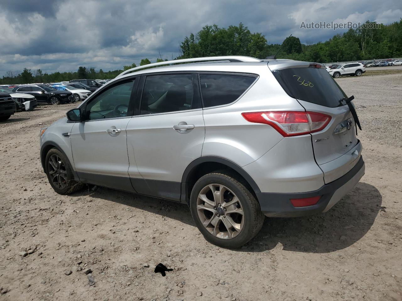 2015 Ford Escape Titanium Silver vin: 1FMCU9JX8FUC72892