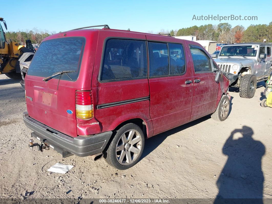 1996 Ford Aerostar   Red vin: 1FMDA11U8TZB38144