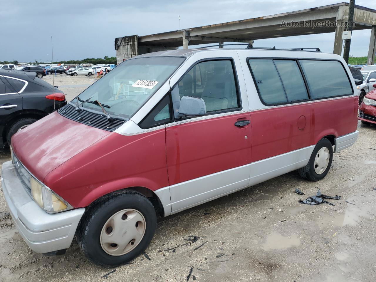 1996 Ford Aerostar  Red vin: 1FMDA31X2TZB85465