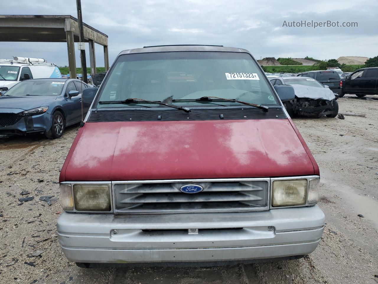 1996 Ford Aerostar  Red vin: 1FMDA31X2TZB85465