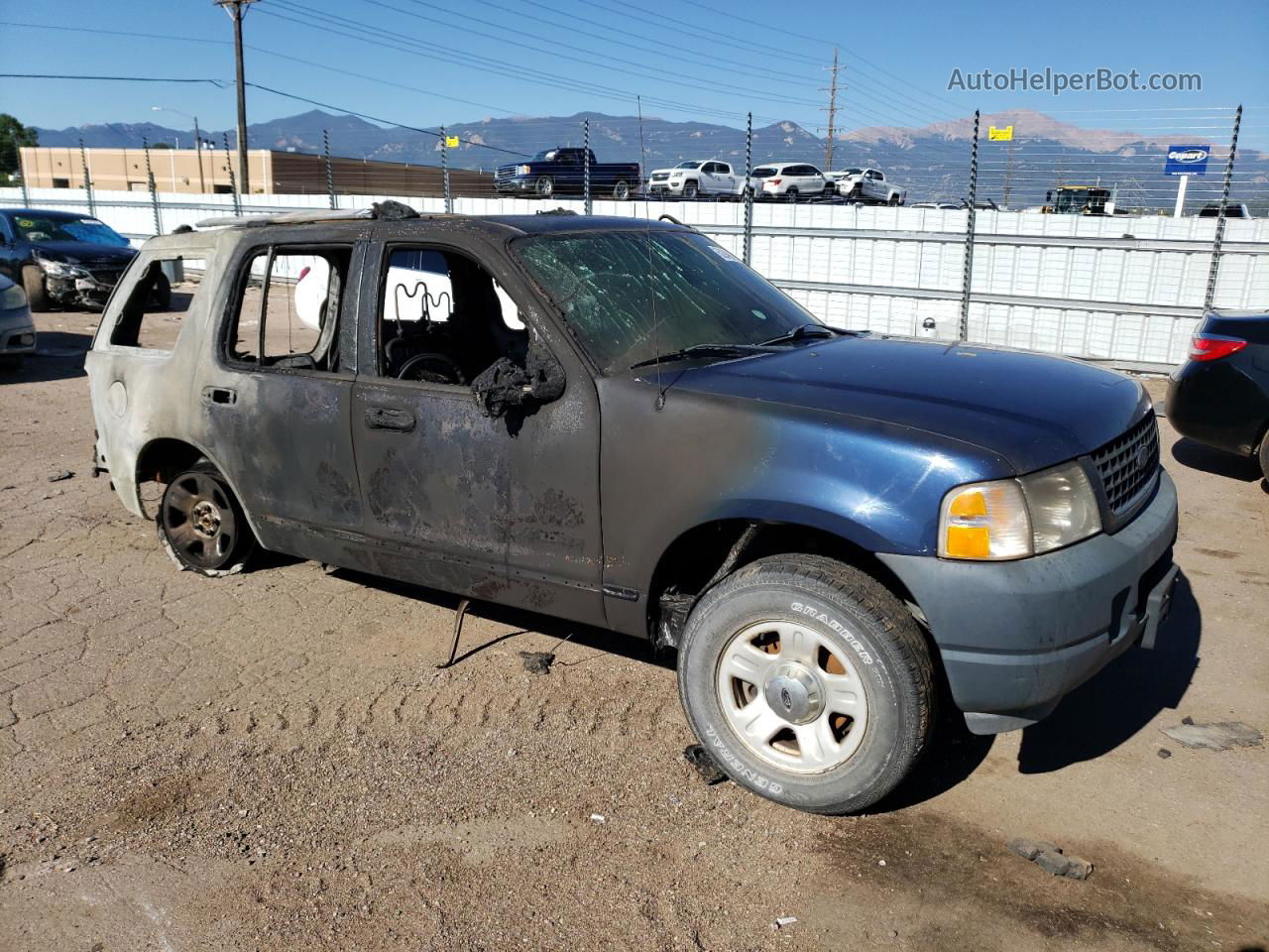 2005 Ford Explorer Xls Blue vin: 1FMDU62K15ZA43204