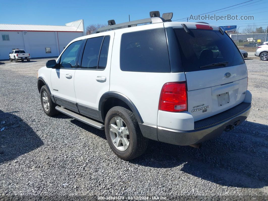 2005 Ford Explorer Xlt/xlt Sport White vin: 1FMDU63K85UA51697