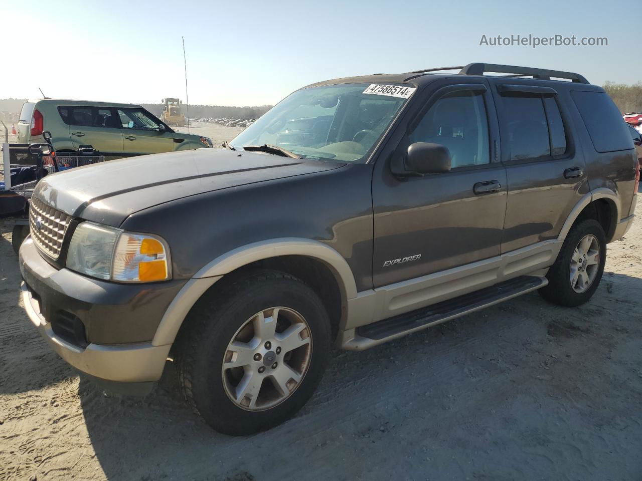 2005 Ford Explorer Eddie Bauer Коричневый vin: 1FMDU64K25UB36887