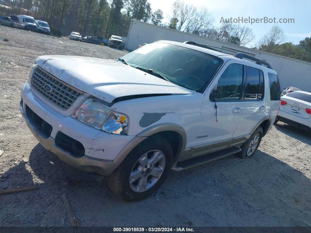 2005 Ford Explorer Eddie Bauer White vin: 1FMDU64KX5UB43277