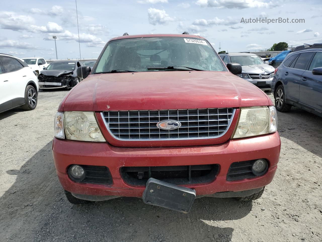 2005 Ford Explorer Xlt Maroon vin: 1FMDU73K25UA25005